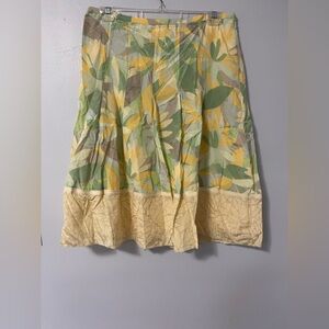 Woman’s floral skirt